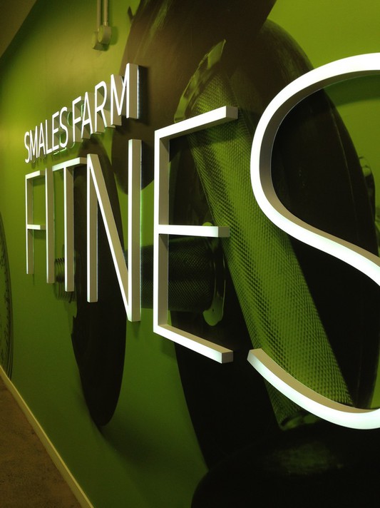 Smales Farm Fitness Signage